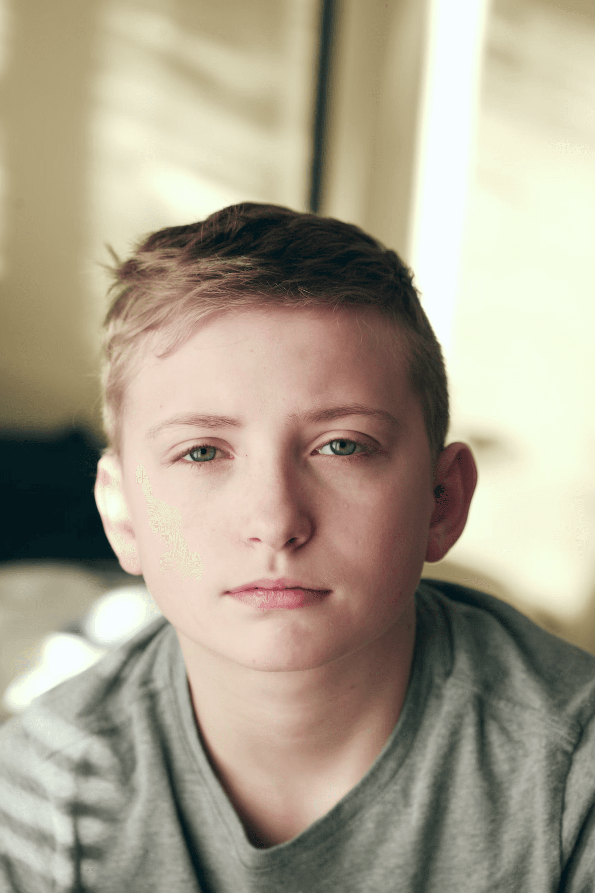 Original photo of a child that will be transformed into a book illustration